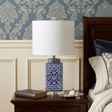 23" Clear Novelty Table Lamp With Drum Shade