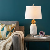 23" Clear Novelty Table Lamp With Drum Shade