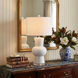 29" Clear Novelty Table Lamp With Drum Shade