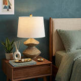 22" Golden Brown Novelty Table Lamp With Empire Shade