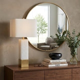 29" Gold Novelty Table Lamp With Shade