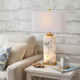 28" Gold Novelty Table Lamp With Shade