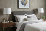 Set of Two 23" Clear Novelty Table Lamps With Empire Shades