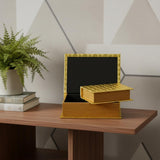 11" Gold Hand Painted Decorative Book