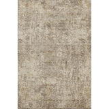 3' X 5' Taupe And Beige Abstract Washable Area Rug With UV Protection