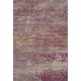 3' X 5' Merlot And Beige Abstract Washable Area Rug With UV Protection