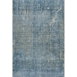 3' X 5' Blue And Gray Abstract Washable Area Rug With UV Protection