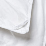 White Twin Cotton Washable Microfiber Down Alternative Comforter
