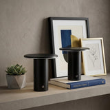 Set of Two 8" Clear USB Table Lamps