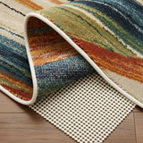 2' x 4' Ivory Waffle Weave Non Slip Rug Pad