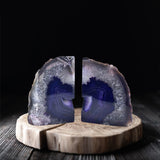 8" Purple Glass Crystal