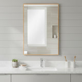 38" Gold Aluminum Framed Bathroom Vanity Mirror