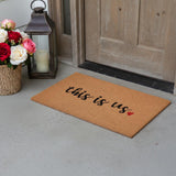 24" X 36" Brown And Black This is Us Outdoor Coir Door Mat