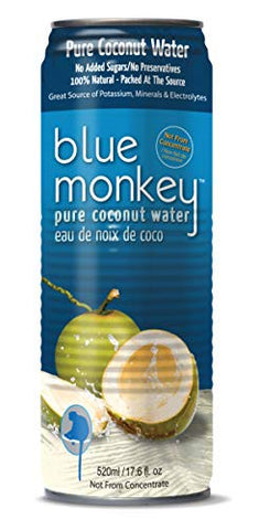 Blue Monkey Coconut Water No Pulp (24x17.6OZ )