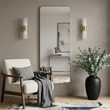 56" Frameless Full Length Hanging Mirror