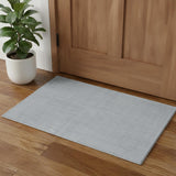 2' X 3' Gray Hand Woven Area Rug