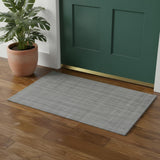 2' X 3' Gray Hand Woven Area Rug