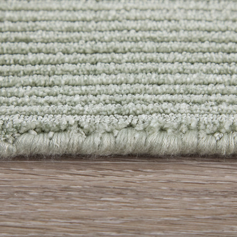 2' X 3' Green Hand Woven Area Rug