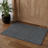 3' X 5' Blue Hand Woven Area Rug