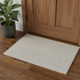 3' X 5' Gray Hand Woven Area Rug