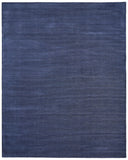 8' X 10' Brown And Silver Striped Washable Indoor Outdoor Area Rug