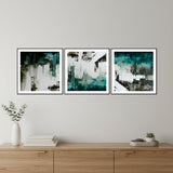 Set Of Three Maia Black Framed Wall Art