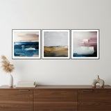 Set Of Three Isla Black Framed Wall Art