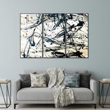 Set Of Three Irena Black Framed Minimalistic Wall Art