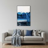 Azul Black Framed Wall Art