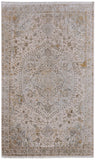 8' X 10' Teal and White Striped Washable Indoor Outdoor Area Rug