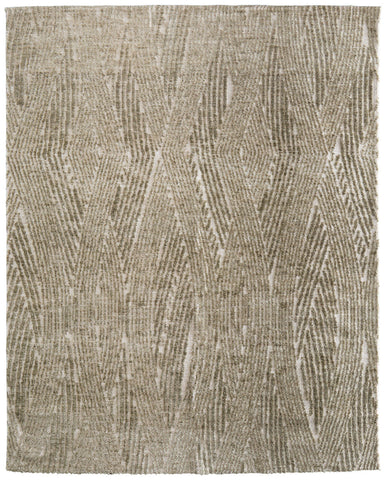 8' X 10' Gray Abstract Washable Non Skid Indoor Outdoor Area Rug
