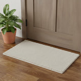 2' X 3' Blue And Ivory Abstract Hand Woven Area Rug