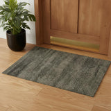 2' X 3' Blue And Ivory Abstract Area Rug