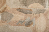 8' X 10' Denim Blue Ivory And Beige Oriental Washable Indoor Outdoor Area Rug