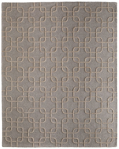 8' X 10' Black Ivory And Copper Aztec Washable Indoor Outdoor Area Rug