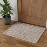 2' X 3' Blue And Ivory Oriental Hand Woven Area Rug