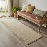 7' Blue And Ivory Abstract Area Rug