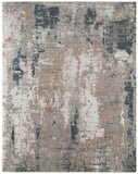 8' X 10' Terra Cotta And Copper Floral Washable Indoor Outdoor Area Rug