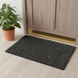 2' X 3' Blue And Ivory Wool Floral Hand Tufted Area Rug