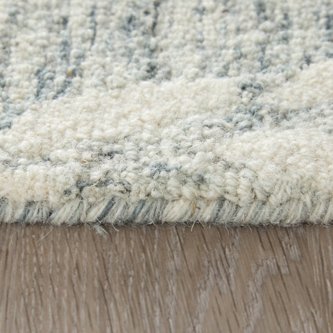 8' X 10' Ivory And Beige Striped Washable Indoor Outdoor Area Rug