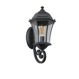 Black Transparent Outdoor Hanging Light With Clear Shades