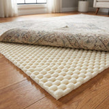 10' x 14' White Non Slip Rug Pad