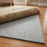 8' Round Gray Non Slip Rug Pad