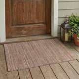 8' X 10' Gray And Ash Gray Damask Washable Indoor Outdoor Area Rug