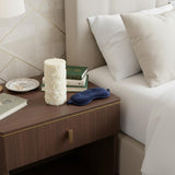 2" Ivory Spring Rain Scented Candle Cylinder Pillar