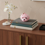2" Pink Unscented Dimensional Dog Candle Novelty Novelty