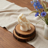 3" Ivory Day at the Spa Scented Baby Dimensional Candle