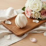 2" Ivory Lily of the Valley Scented Candle Cylinder Pillar