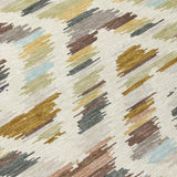 3' X 5' Beige And Green Tribal Washable Indoor Outdoor Area Rug