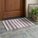 3' X 5' Pink And Ivory Zebra Print Washable Indoor Outdoor Area Rug